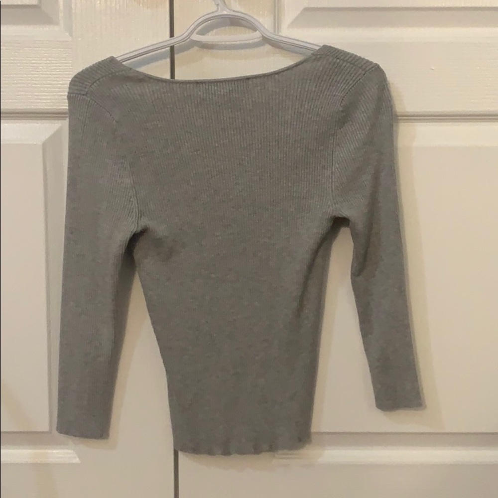 Grey Ripped Top - Picture 2 of 2